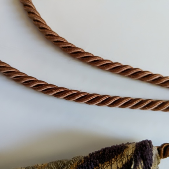 Bohemian Tapestry Purse Fringe Gypsy Streampunk - Picture 7 of 8